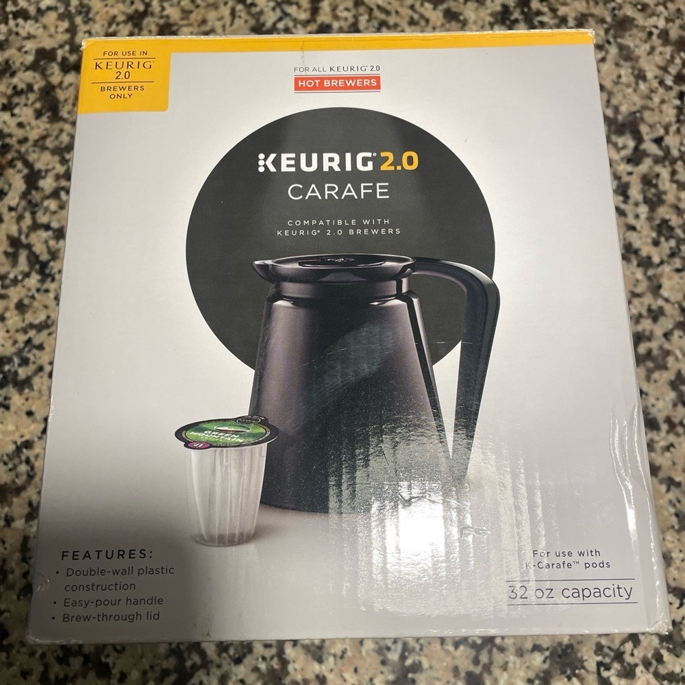 Keurig 2.0 carafe  plastic 32‎ oz